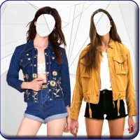 Women Jeans Jacket Photo Suit